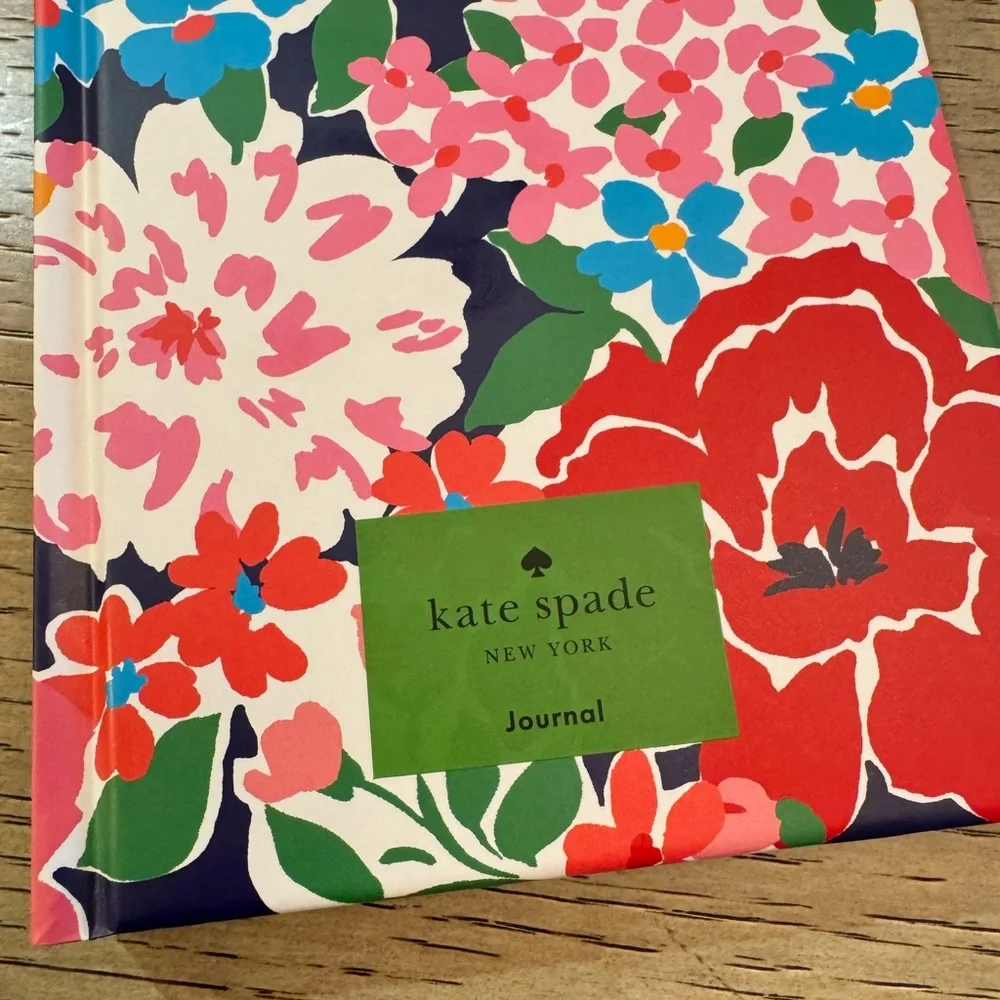 Kate Spade Sunset Blooms 168 Lined Pages Writing JOURNAL Ribbon Bookmark NEW